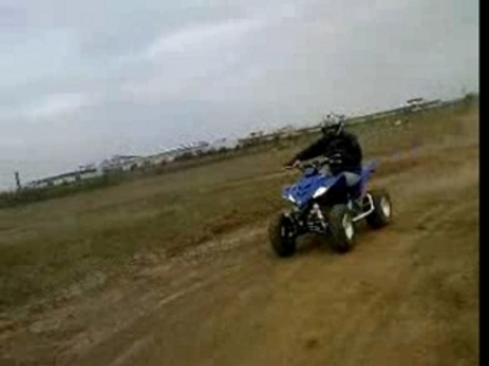 Travers en quad yamaha 350 raptor