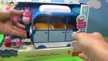 Peppa Pig Juguetes | Autocaravana | videos de juguetes de Peppa Pig | Peppa Pig de Vacaciones