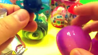 15 Kinder Surprise Eggs Unboxing Disney Pixar, Cars, Monsters Inc, Toy Story, Barbie and Natoons