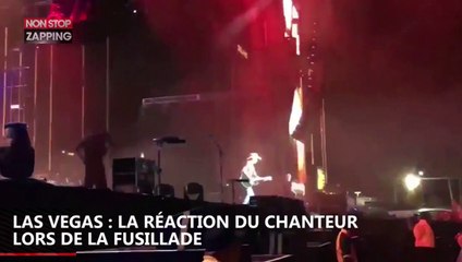 Fusillade à Las Vegas : La réaction du chanteur en entendant les coups de feu, la vidéo choc