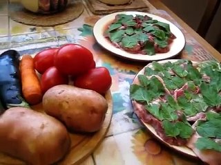 Баранина с овощами по-арабски
