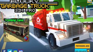 Blocky Garbage Truck SIM PRO - Best Android Gameplay HD