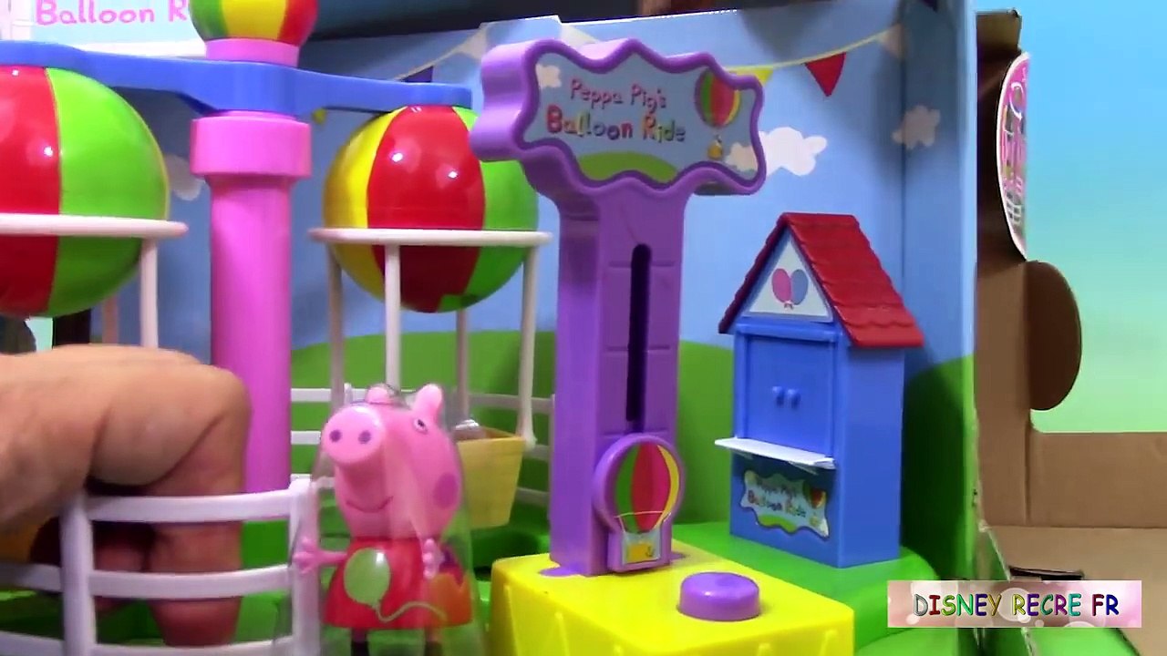 36.Peppa Pig Les Montgolfières et Barbapapa ♥ Peppa Pig Balloon Ride Theme Park