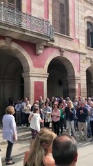 Concentració al Parlament de Catalunya