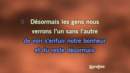 Charles Aznavour - Désormais KARAOKE / INSTRUMENTAL