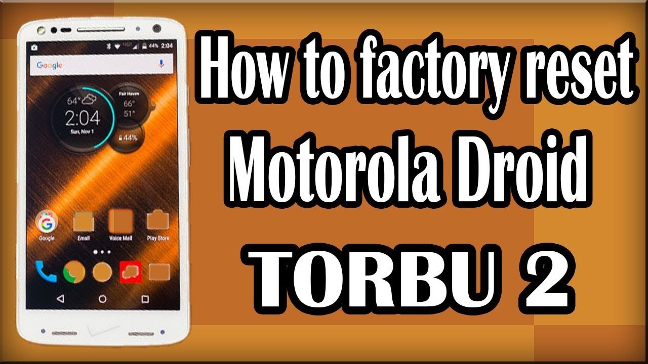 How To Factory Reset Motorola droid Turbo 2 - Hard Reset With Hardware Keys 2017