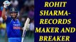 India vs Australia 5th ODI : Rohit Sharma breaks and creates many records at Nagpur | Oneindia News
