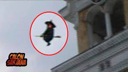 5 PENAMPAKAN PENYIHIR TERSERAM YANG TEREKAM KAMERA!!