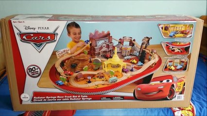 REVIEW: Disney Cars Radiator Springs Race Track Set & Table (by KidKraft for Costco)