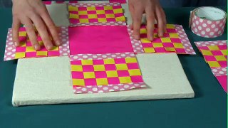 How to Make a Duct Tape Woven Basket | Sophies World