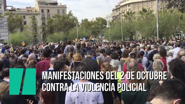 Manifestaciones del 2-O contra la violencia policial