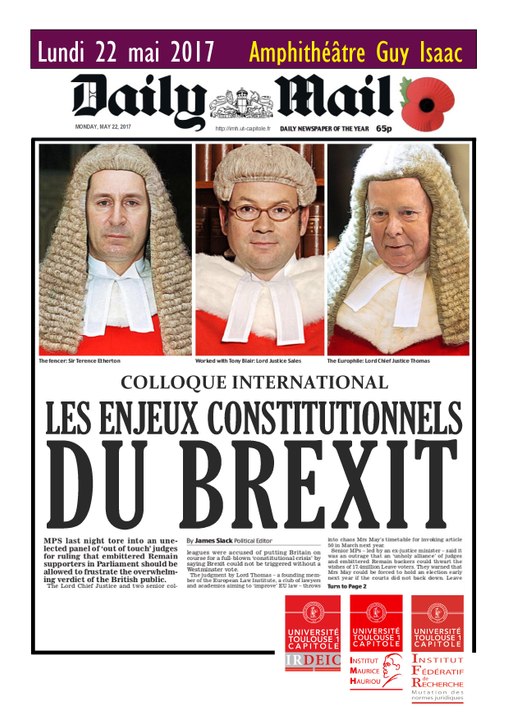 01 - Propos introductifs : Philippe Nélidoff, Doyen de la Faculté de droit et science politique, Mathieu Carpentier et Hélène Gaudin, Professeurs (UT1 Capitole) ; Allocution inaugurale : Sir Philip Bailhache, Ministre des relations extérieures de Jersey