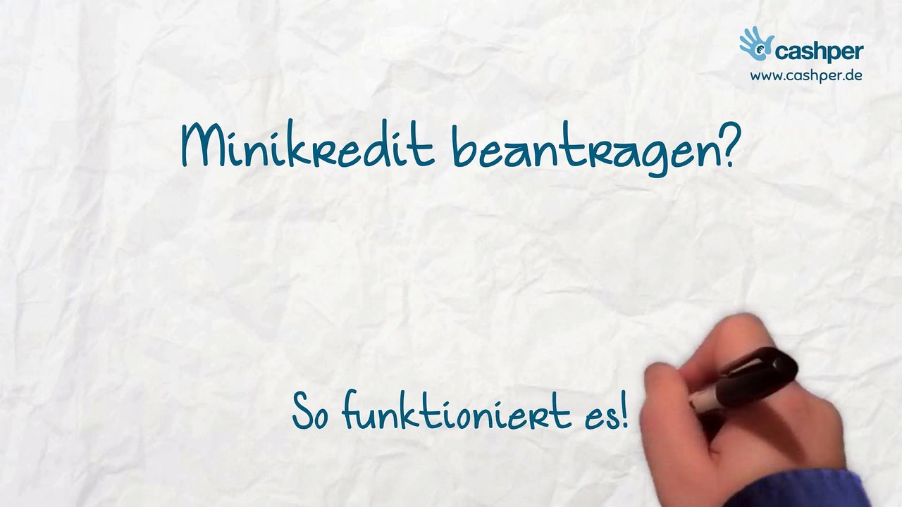 Cashper Minikredit beantragen? So funktioniert es