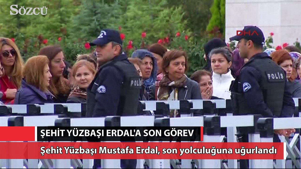 Şehit Yüzbaşı Erdal, son yolculuğuna uğurlandı