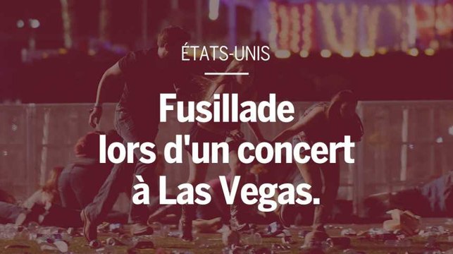 Las Vegas : les images prises par les amateurs lors de la fusillade.