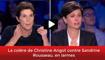 La colère de Christine Angot contre Sandrine Rousseau en larmes