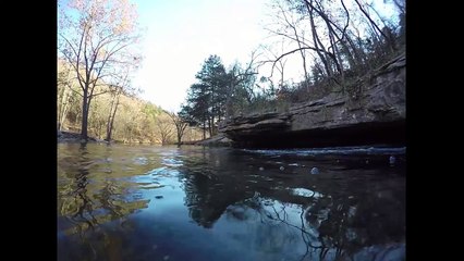 amazing roaring river, fishing, in heart of the ozarks, missouri, USA