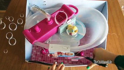 Baby Annabell Bath Set Baby Born Interive Bathtub with Duck Baby Dolls Bath Time Pretend Play