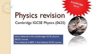 Cambridge IGCSE physics revision: Electricity and magnetism (part 1)