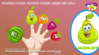 Finger Family Song   Fruit Family Nursery Rhymes   Children's Song   Learn English Kids