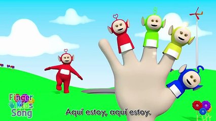 3D Spanish Teletubbies Finger Family | Nursery Rhymes | Parody Finger Kids Song