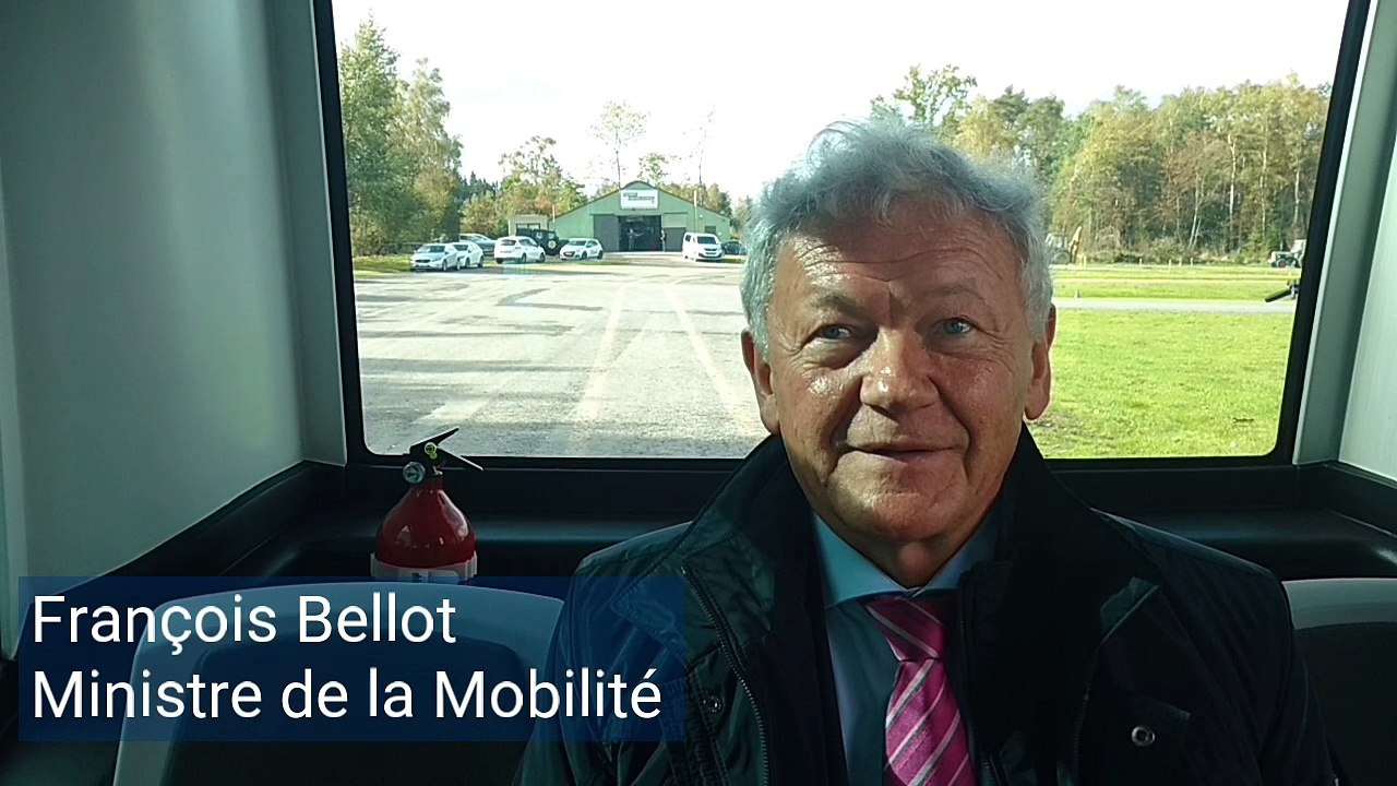 Le ministre fédéral de la Mobilité François Bel...