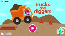 Fun Sago Mini Games - Kids Fun Play Construction Truck Building With Sago Mini Trucks And Diggers