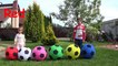 Learn Colors with Soccer Balls for Children,Toddlers,Babies   Finger Family   Nursery Rhymes Kids