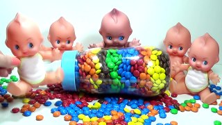 Kids' Songs Jumping on the Bed  Candy m&m  Five Little Babies for Children Nursery Rhymes