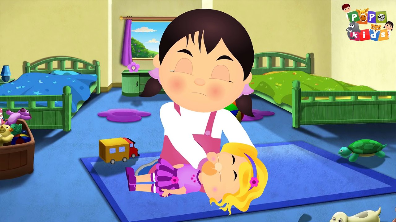 Miss Polly Had a Dolly Nursery Rhyme with Lyrics for Children   Kids Songs from Po Po Kids