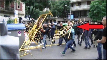 ÚLTIMAS imágenes de las violentas protestas en Cataluña