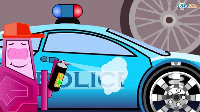 Мультфильмы для детей Полицейская машина Новые Мультики 2016 Видео для детей Авария на дороге