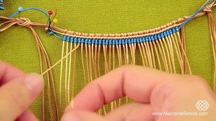 Nefertiti Macramé Necklace Tutorial | Macrame School