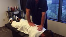 Severe Low Back Pain, Sacroiliac Pain, Sciatica First Time Adjustment