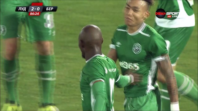 2-0 Jody Lukoki Goal Bulgaria A Grupa Regular Season - 01.10.2017 Ludogorets 2-0 Beroe Stara...