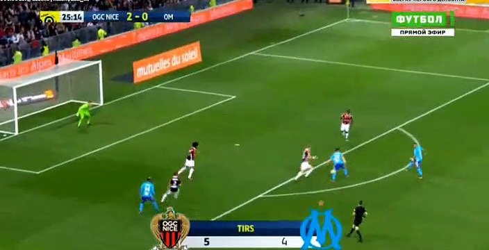 Lucas Ocampos Goal HD - Nice	2-1	Marseille 01.10.2017