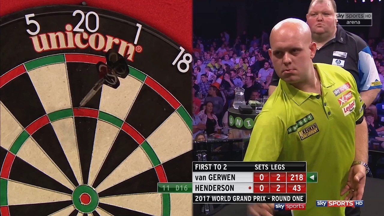 2017 World Grand Prix Darts | Round 1 | Michael van Gerwen vs John Henderson