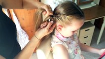 Lace Braid Rolled Updo by SweetHearts Hair