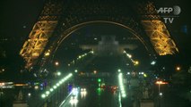 Eiffel Tower goes dark for Vegas, Marseille victims