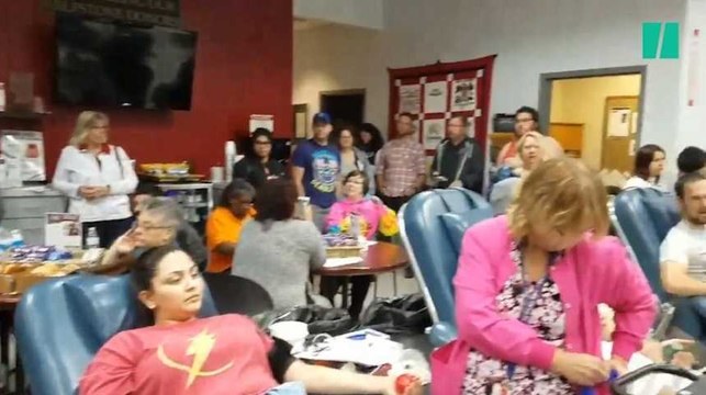 Après la fusillade, les habitants de Las Vegas se sont précipités pour donner leur sang