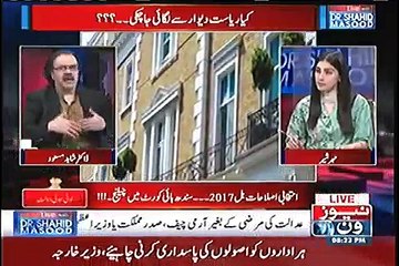Ye hukumat mulk main martial law lagwana chahti hai - Shahid Masood