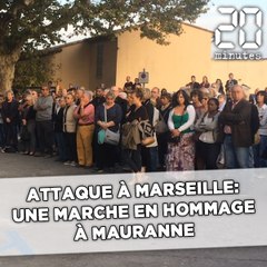 Attentat à Marseille: Une marche en hommage à Mauranne