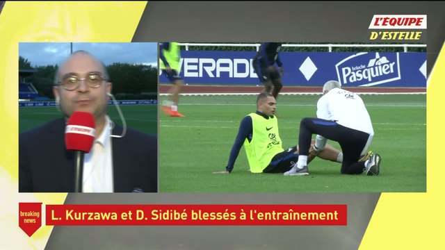 Foot - Bleus : Les images de la blessure de Kurzawa