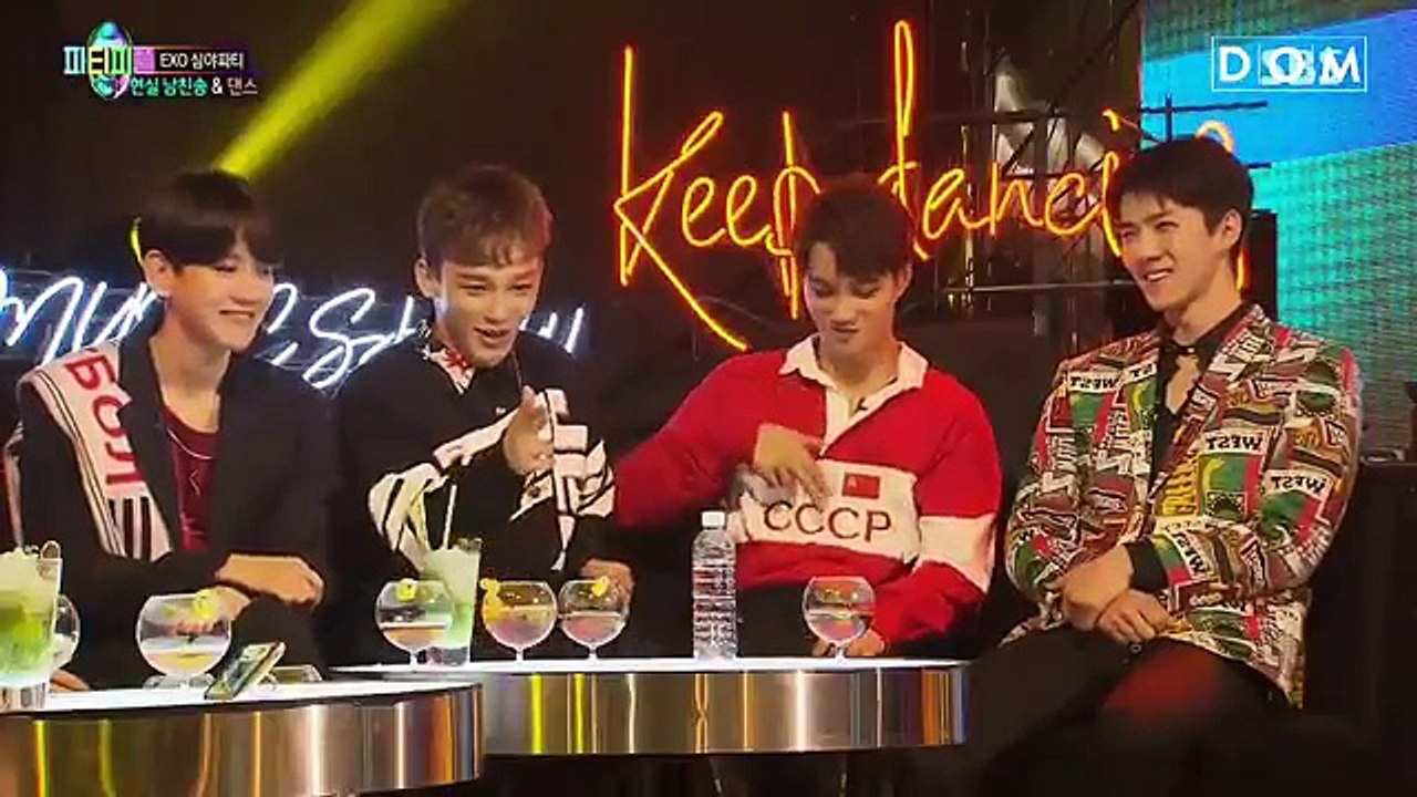 171001 EXO - Gashina, Cheer Up, Red Flavor Dance - Party People