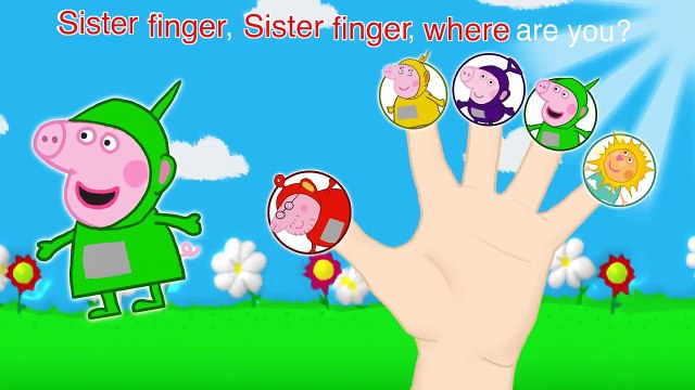 Peppa Pig Teletubbies Finger Family / Nursery Rhymes and More Lyrics
