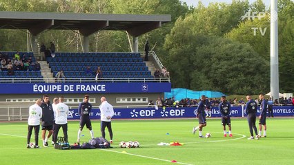 Mondial-2018: les Bleus à Clairefontaine avant la Bulgarie