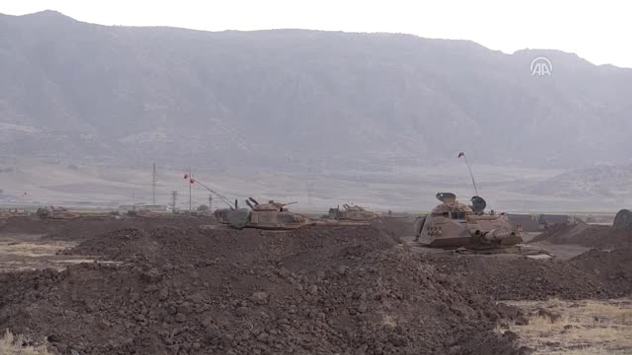 Silopi-Habur Bölgesindeki Tatbikat