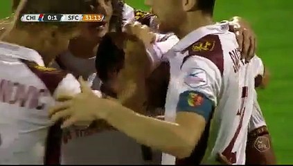 0-1 Alexandre Alphonse Goal Switzerland  Challenge League - 02.10.2017 FC Chiasso 0-1 Servette FC
