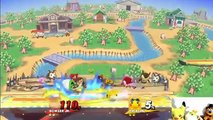 Pikachu, Freddy And Bowser Jr Play Super Smash Bros Wii U