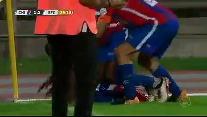 1-1 Assan Ceesay Goal Switzerland  Challenge League - 02.10.2017 FC Chiasso 1-1 Servette FC